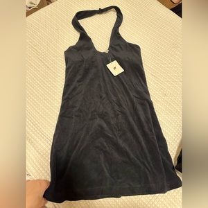 Fabletics Towel Terry Halter Dress NWT